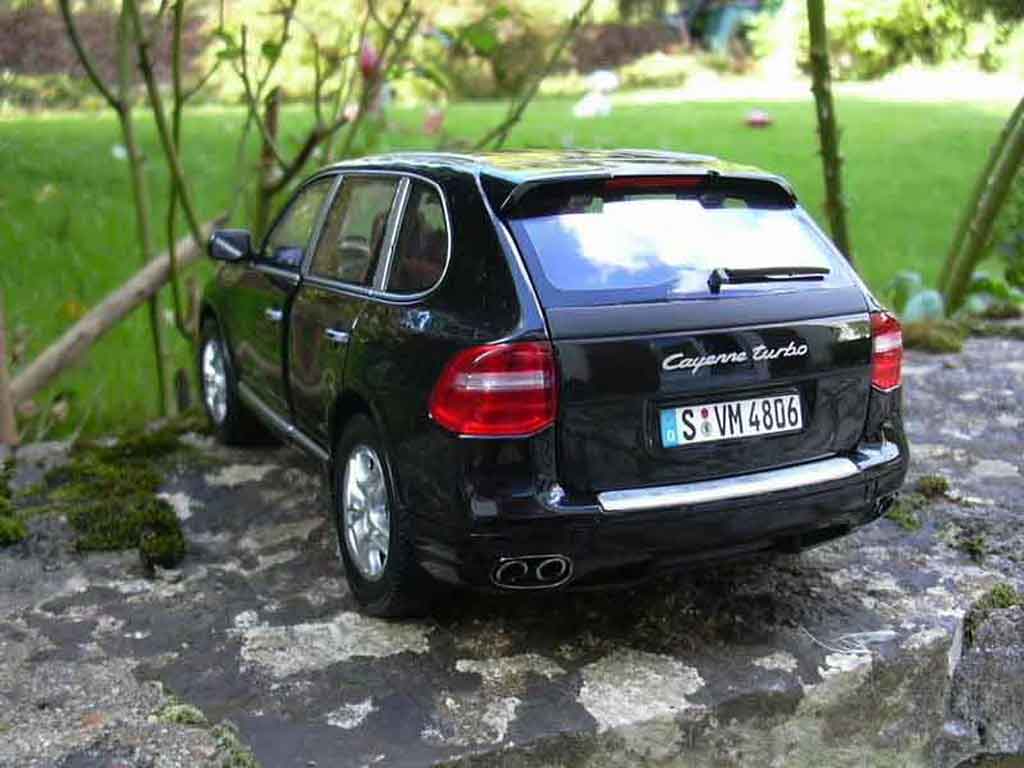 Porsche Cayenne Turbo S 1/18 Norev Turbo black 2007 diecast model cars