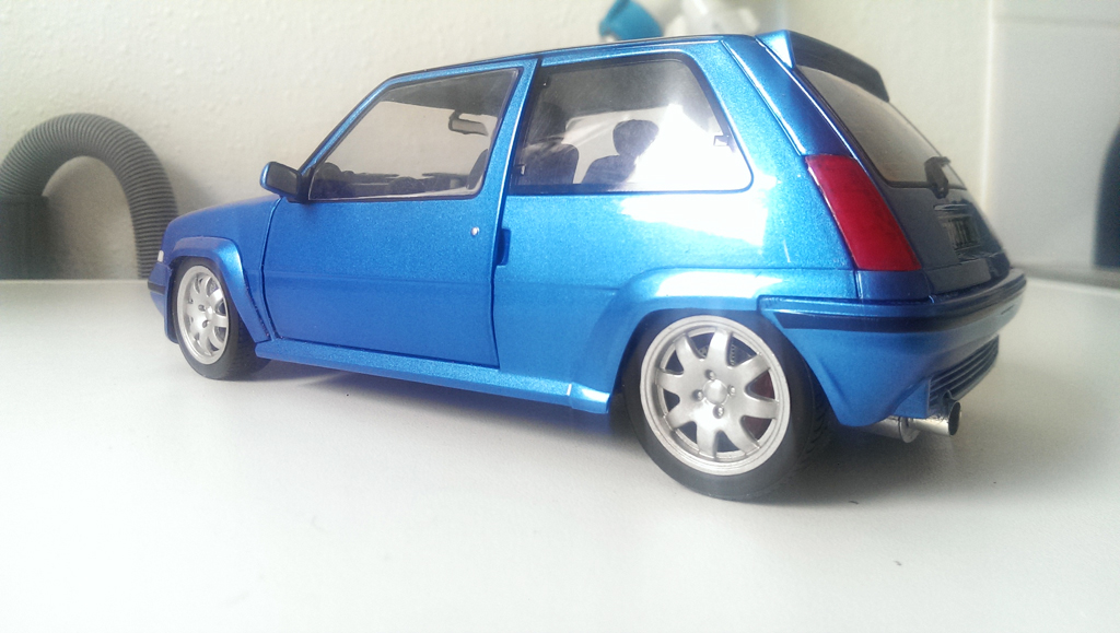 Renault 5 Turbo GT jantes speedline 1 pouces blue 1/18 Norev
