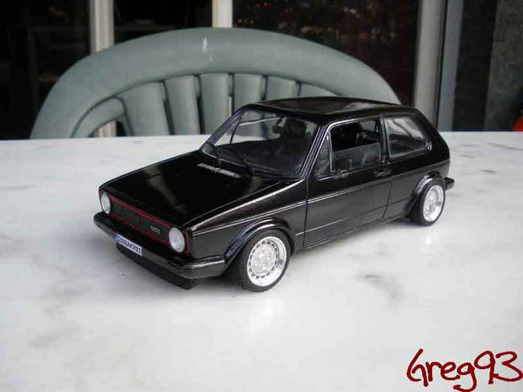 Volkswagen Golf 1 GTI 1/18 Solido 1 GTI jantes schmidt diecast model cars