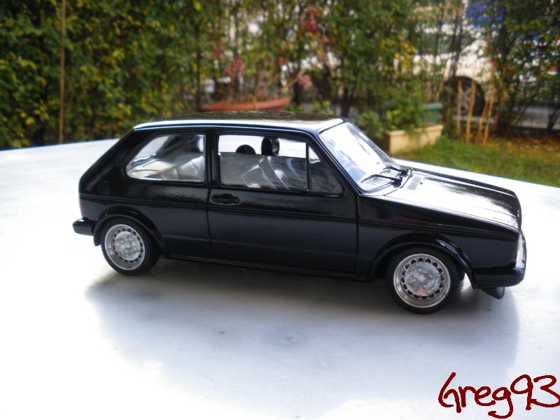 Volkswagen Golf GTI jantes schmidt 1/18 Solido
