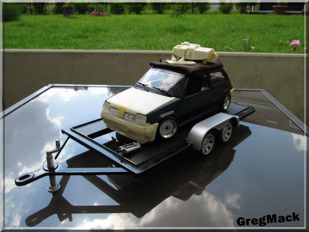 Renault 5 Turbo GT green Abyss jantes BBS 1/18 Norev
