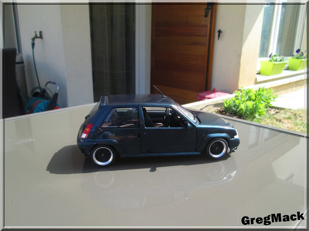 Renault 5 Turbo GT green Abyss jantes BBS 1/18 Norev