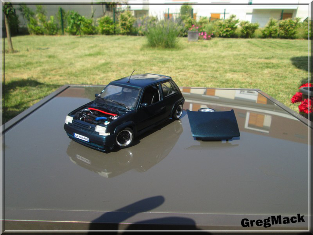 Renault 5 Turbo GT green Abyss jantes BBS 1/18 Norev