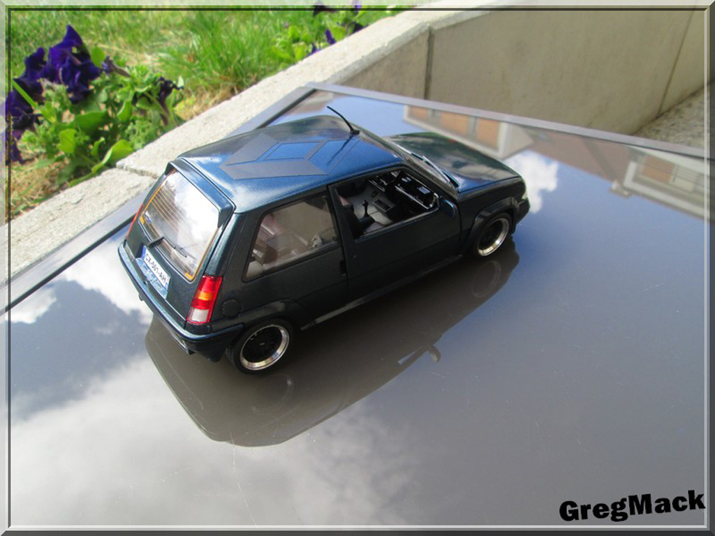 Renault 5 Turbo GT green Abyss jantes BBS 1/18 Norev