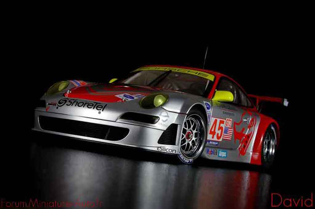 Porsche 997 GT3 RSR 1/18 Autoart GT3 RSR 2007 flying lizard #45 alms diecast model cars