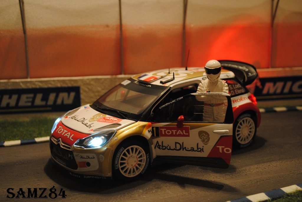 DS Automobiles DS3 WRC 2013 1/18 Norev WRC 2013 Winner Monte-Carlo Loeb/Elena LED diecast model cars