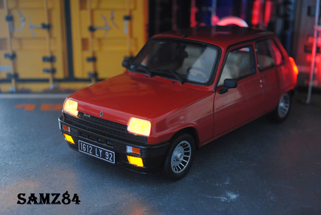 Renault 5 Alpine 1/18 Ottomobile Alpine Turbo Rouge LED diecast model cars