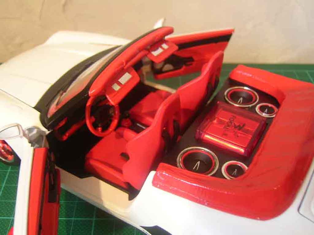 Porsche 911 Cabriolet Convertible Carrera tuning 1/18 Burago