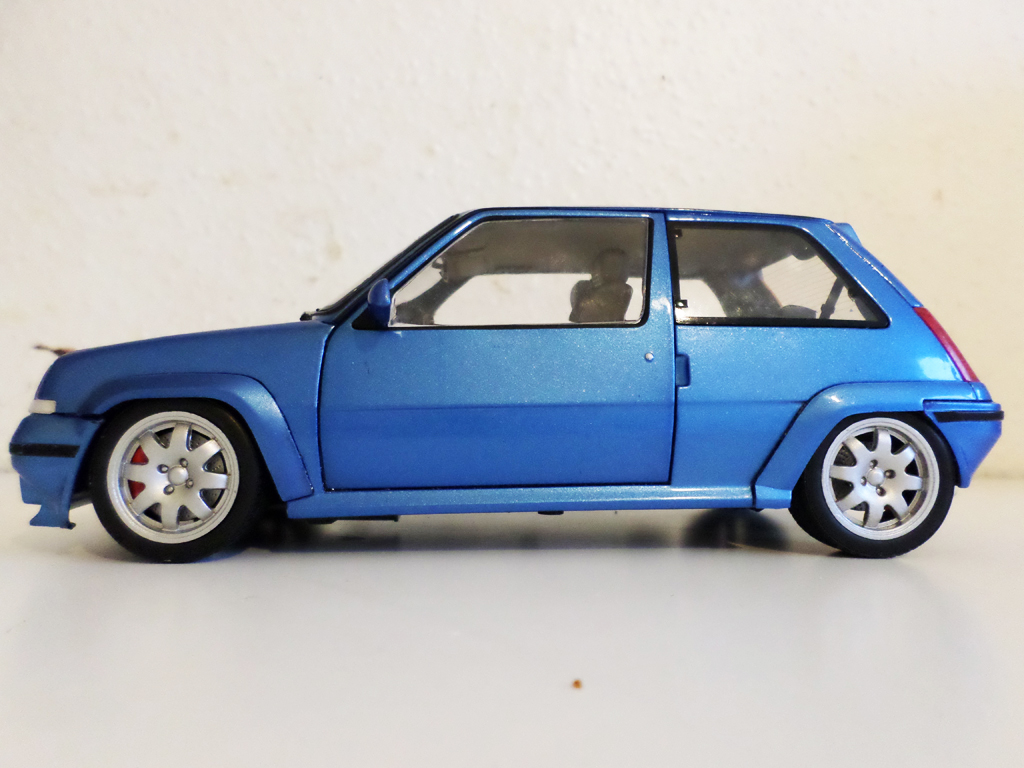 Renault 5 Turbo GT jantes speedline 1 pouces blue 1/18 Norev