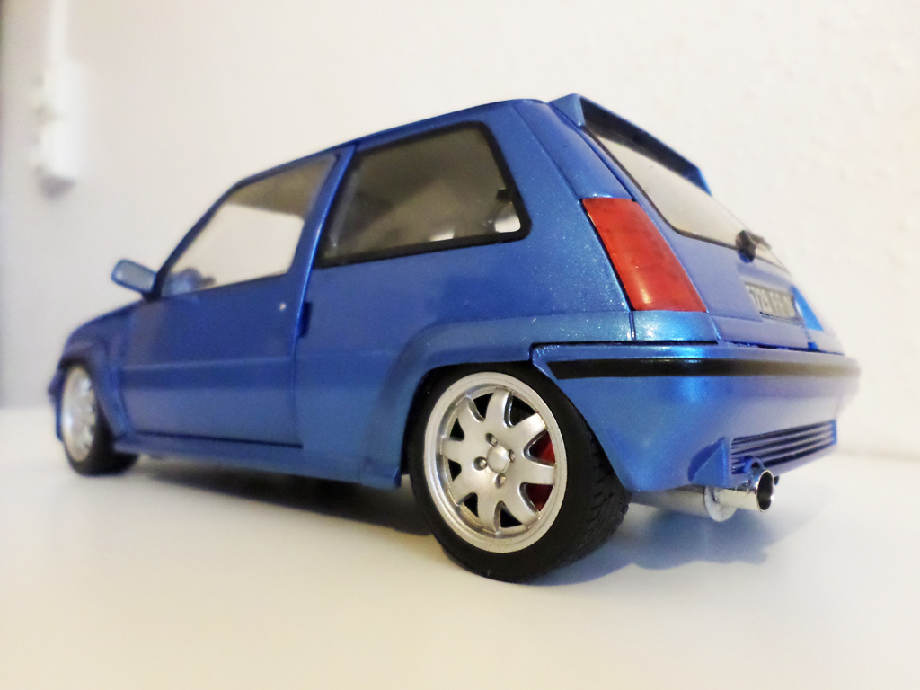 Renault 5 1/18 Norev GT Turbo jantes speedline 1 pouces blue diecast model cars