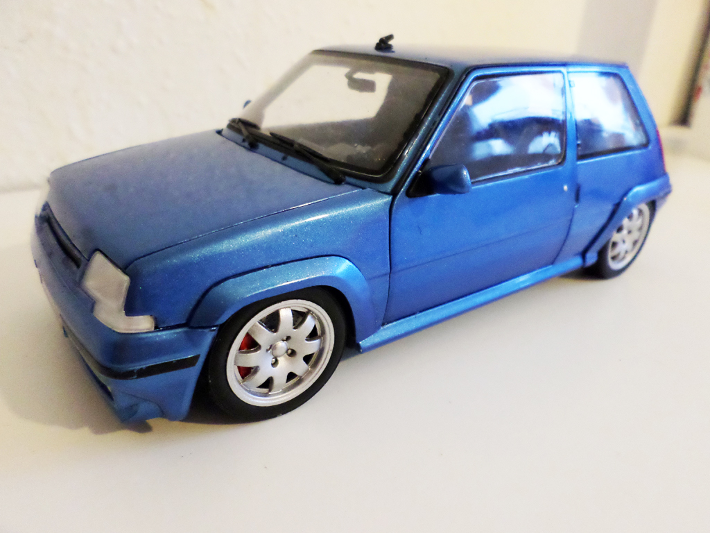 Renault 5 Turbo GT jantes speedline 1 pouces blue 1/18 Norev