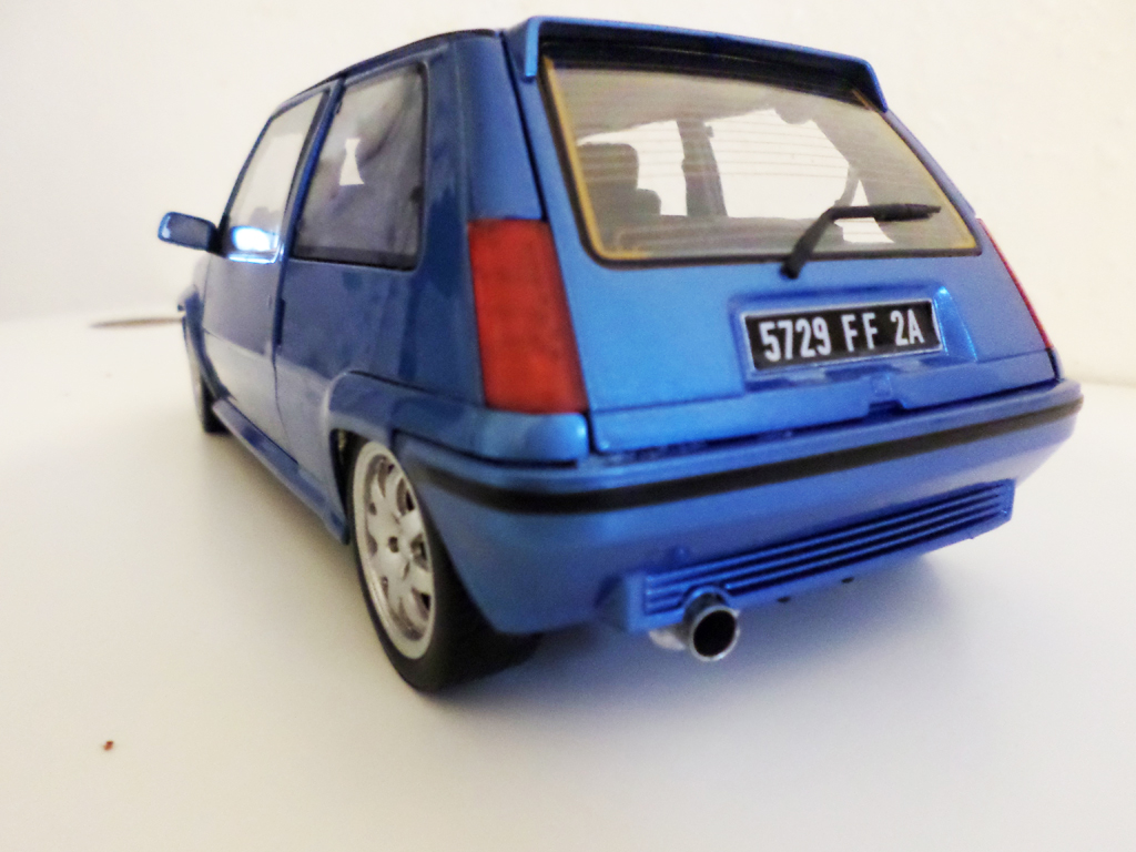 Renault 5 Turbo GT jantes speedline 1 pouces blue 1/18 Norev