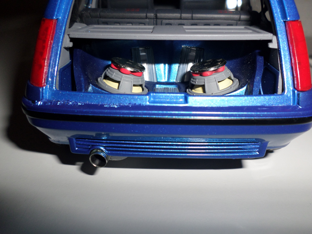 Renault 5 Turbo GT jantes speedline 1 pouces blue 1/18 Norev