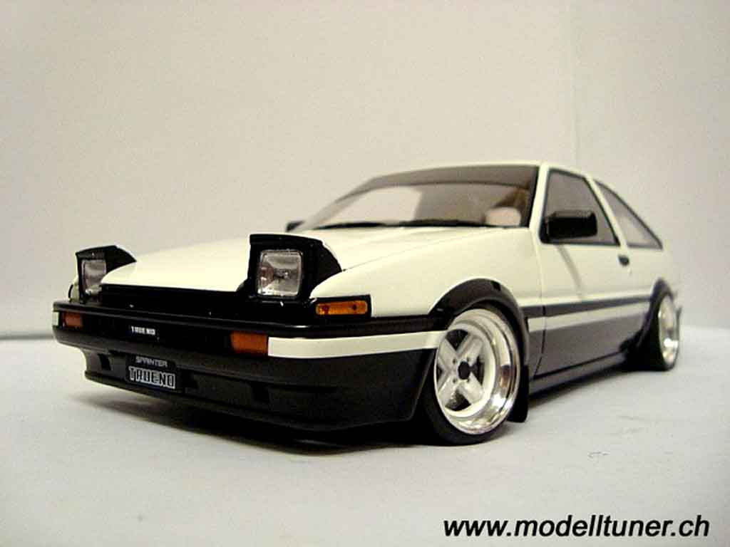 Toyota Trueno 1/18 Autoart preparation drift diecast model cars