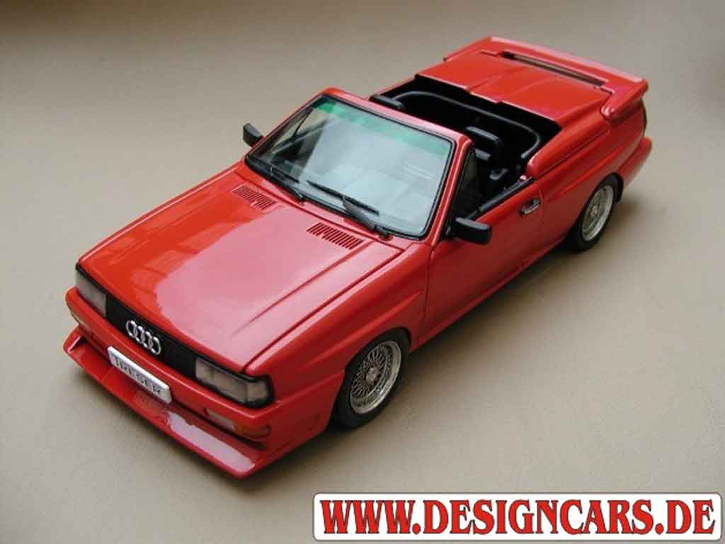 Audi Quattro coupe treser roadster 1/18 Sun Star