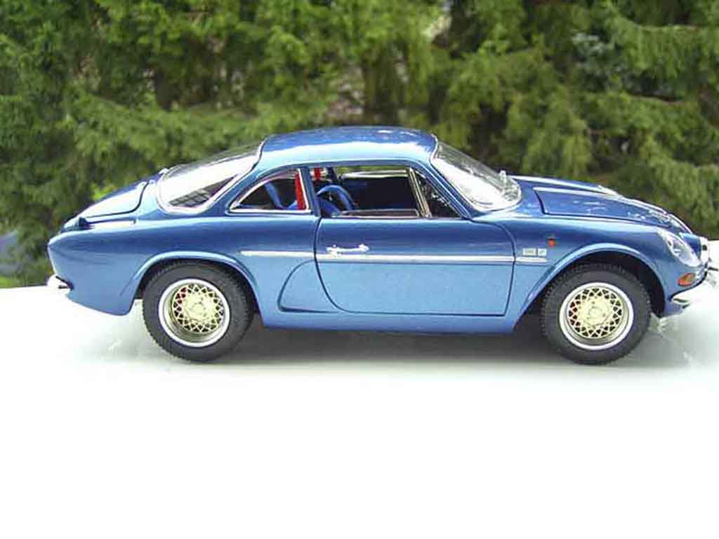 Alpine A110 rallye blue jantes bbs 1/18 Burago