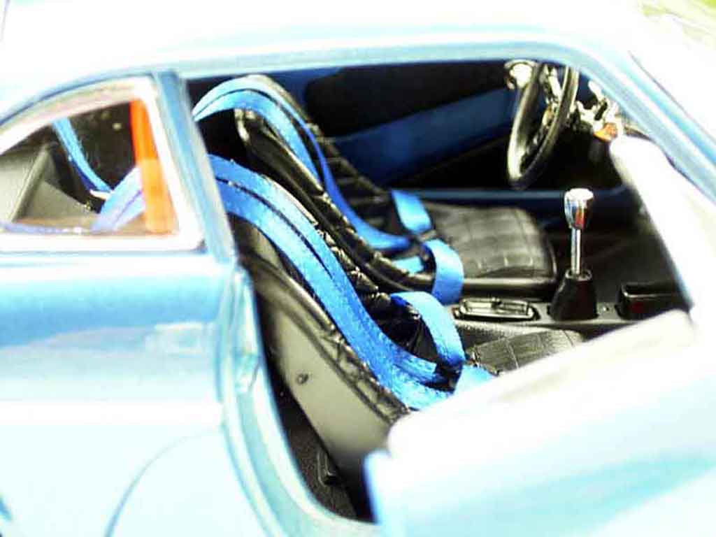 Alpine A110 rallye blue jantes bbs 1/18 Burago