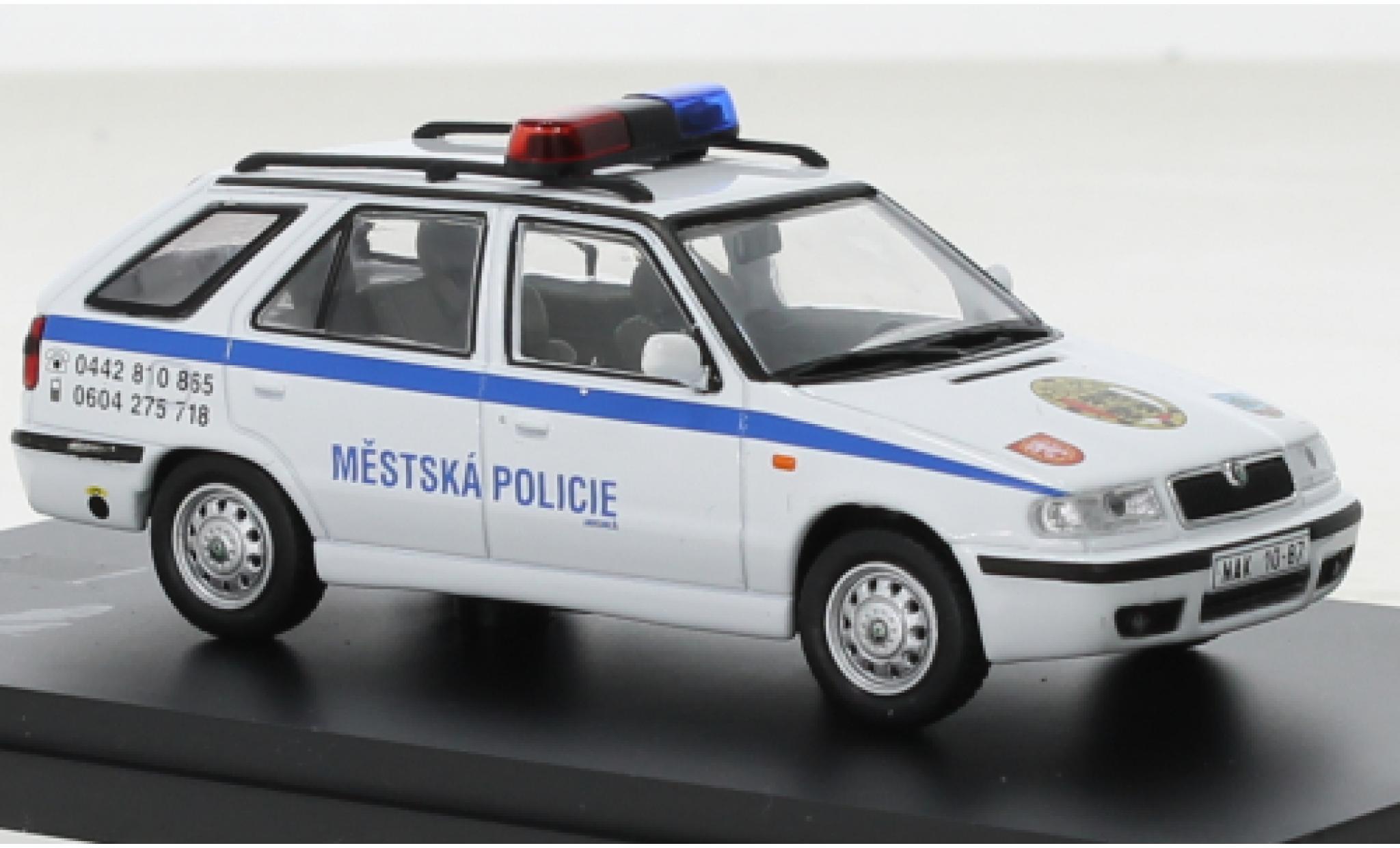 Skoda Felicia 1/43 Abrex FL Combi Mestska Policie 1998 diecast model cars