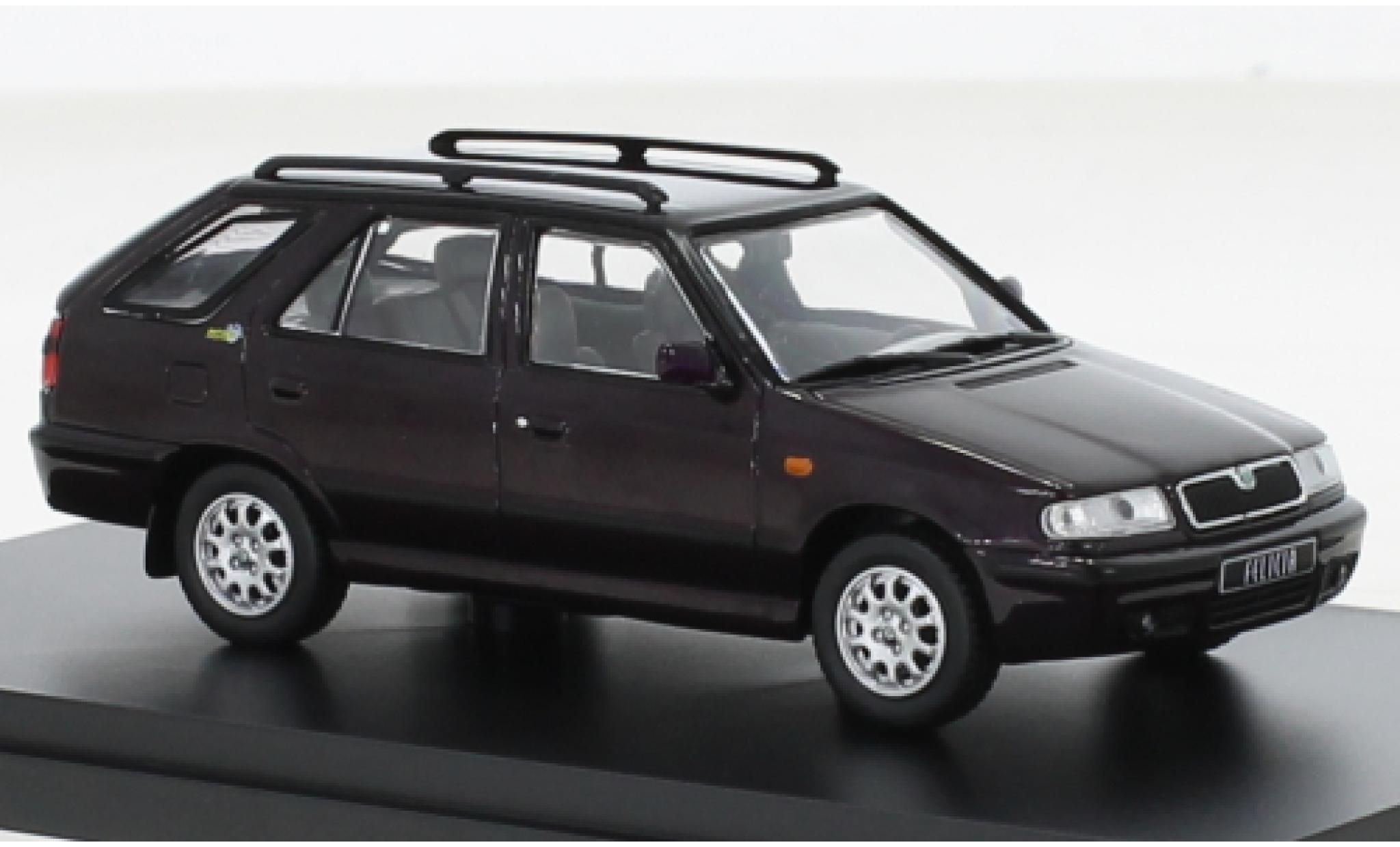 Skoda Felicia 1/43 Abrex FL Combi Mystery metallise purple 1998 diecast model cars