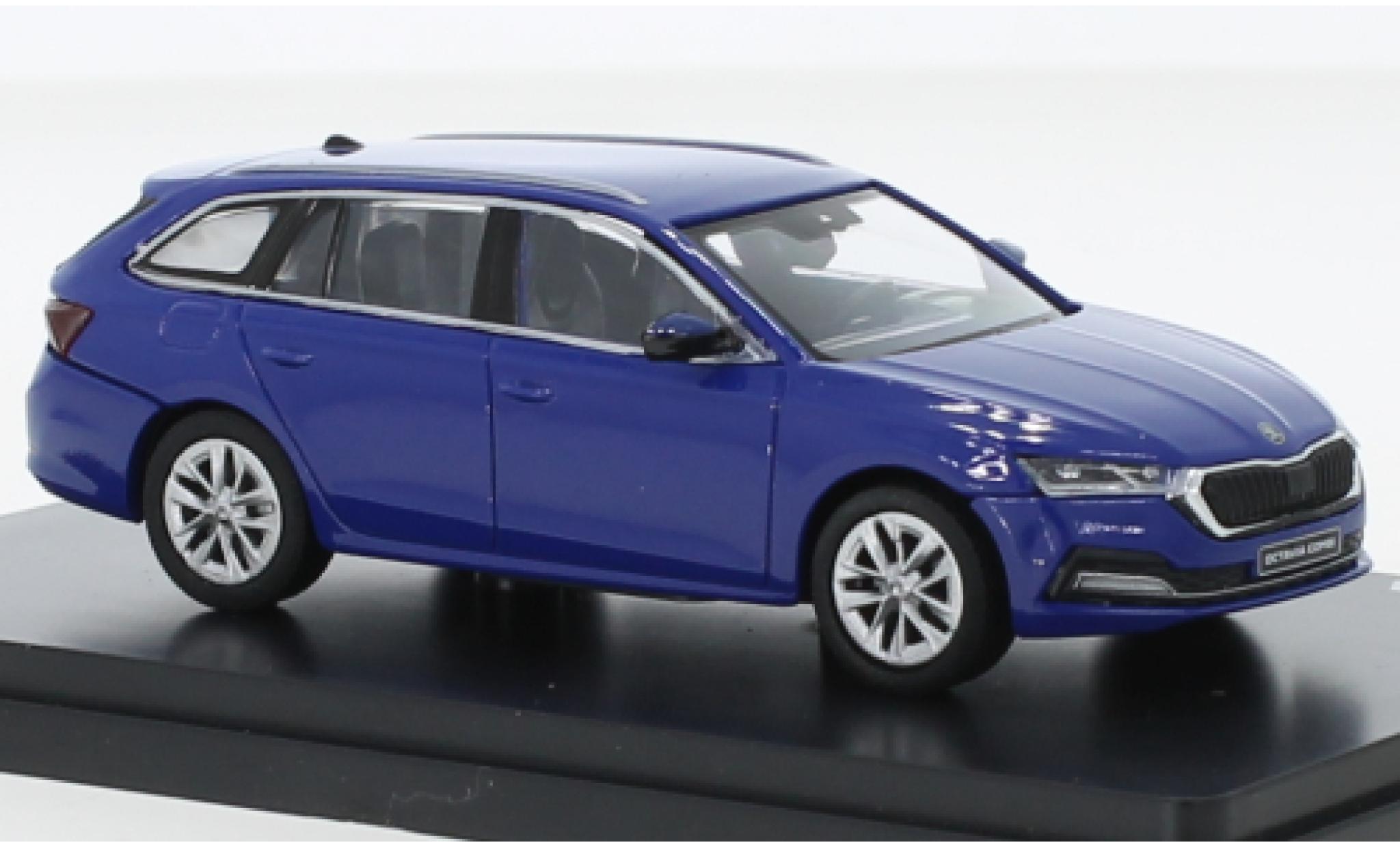 Skoda Octavia 1/43 Abrex IV Combi blue 2020 diecast model cars