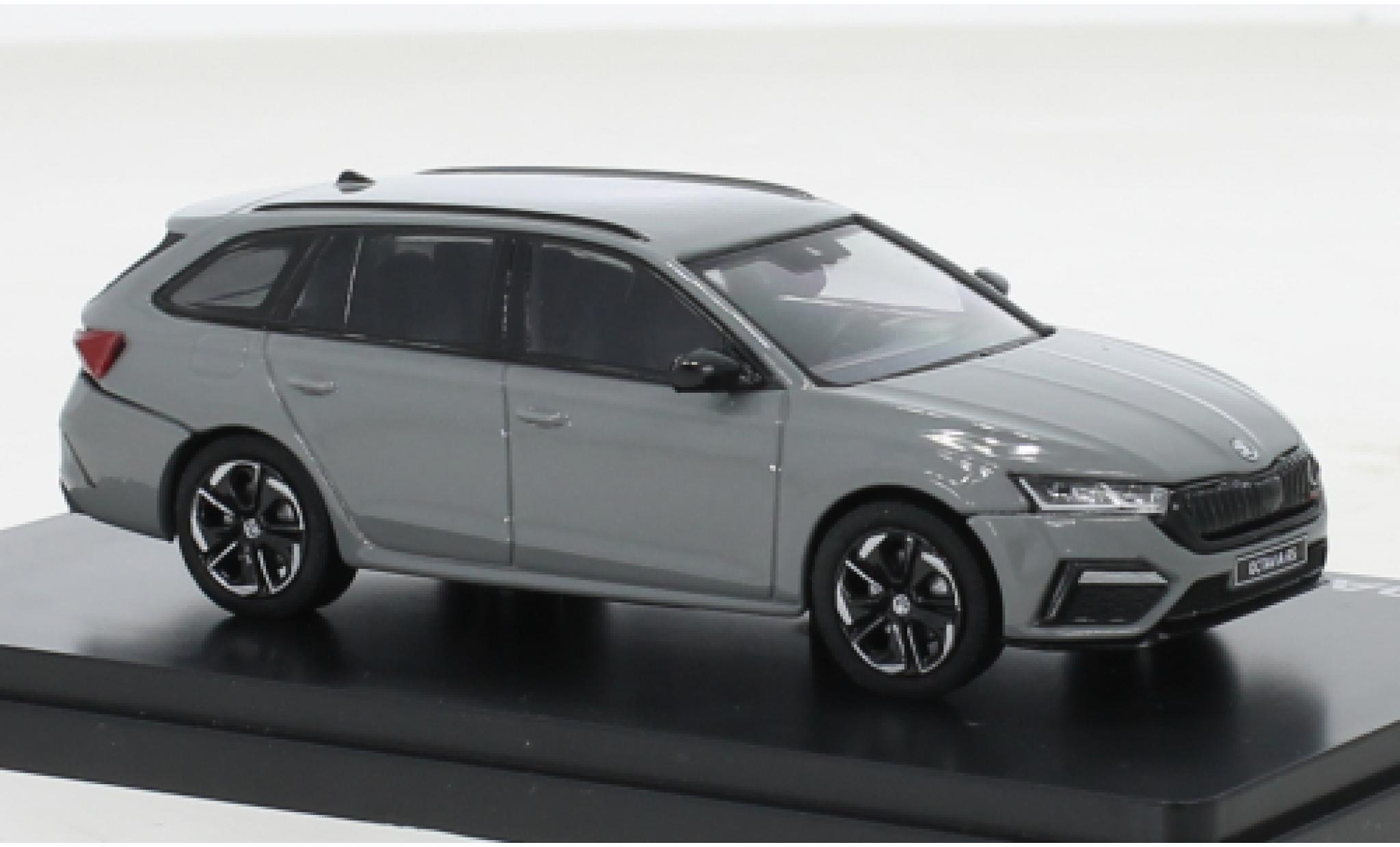 Skoda Octavia 1/43 Abrex IV Combi RS grey 2020 diecast model cars