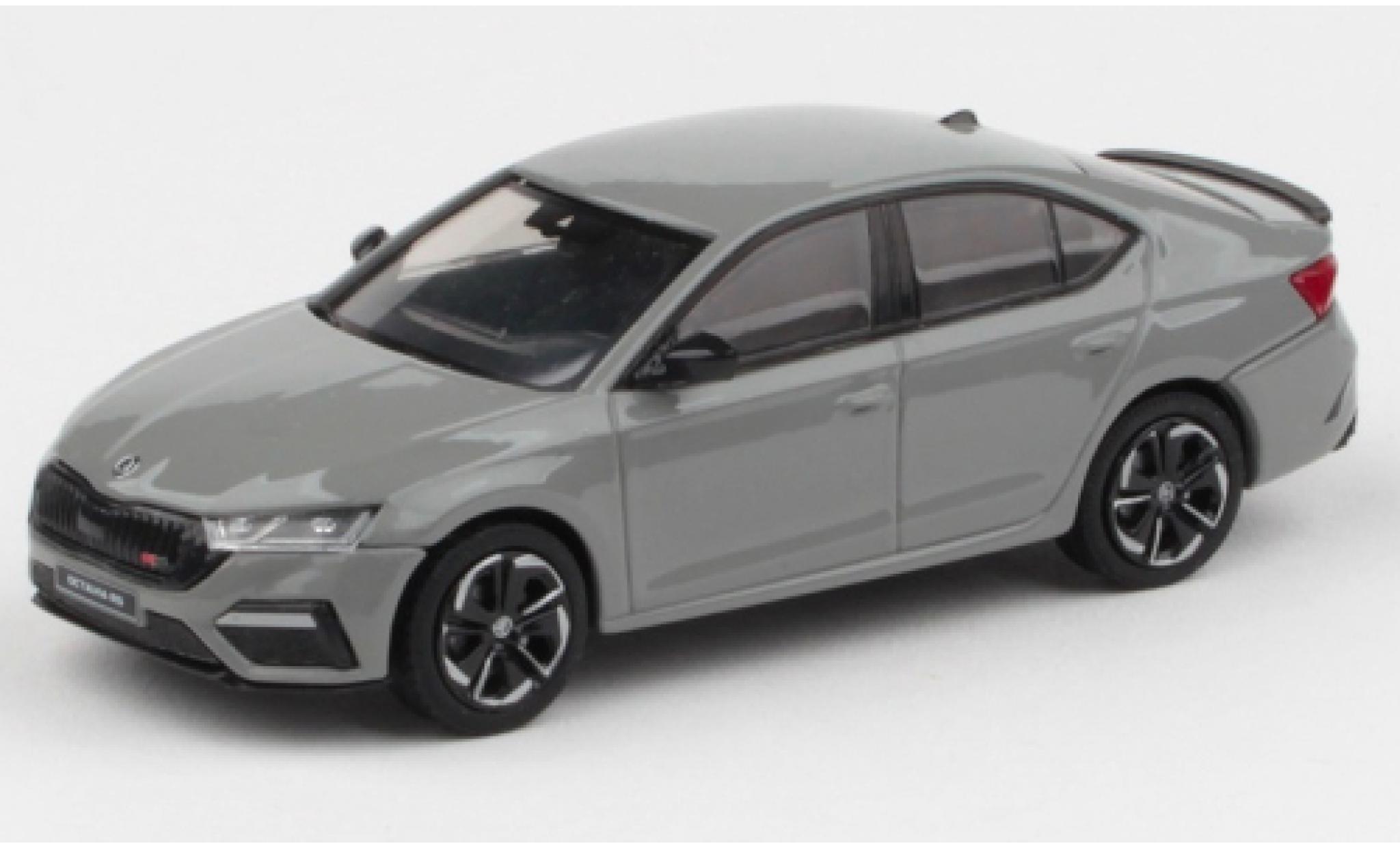 Skoda Octavia 1/43 Abrex IV RS grey 2020 diecast model cars