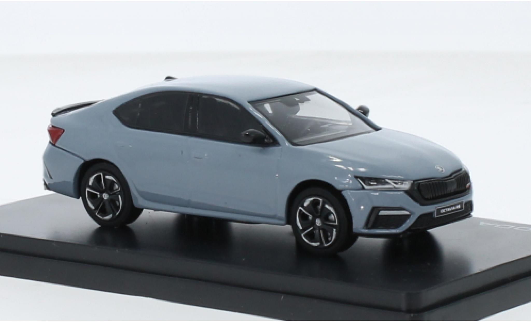 Skoda Octavia 1/43 Abrex IV RS grey clair 2020 diecast model cars