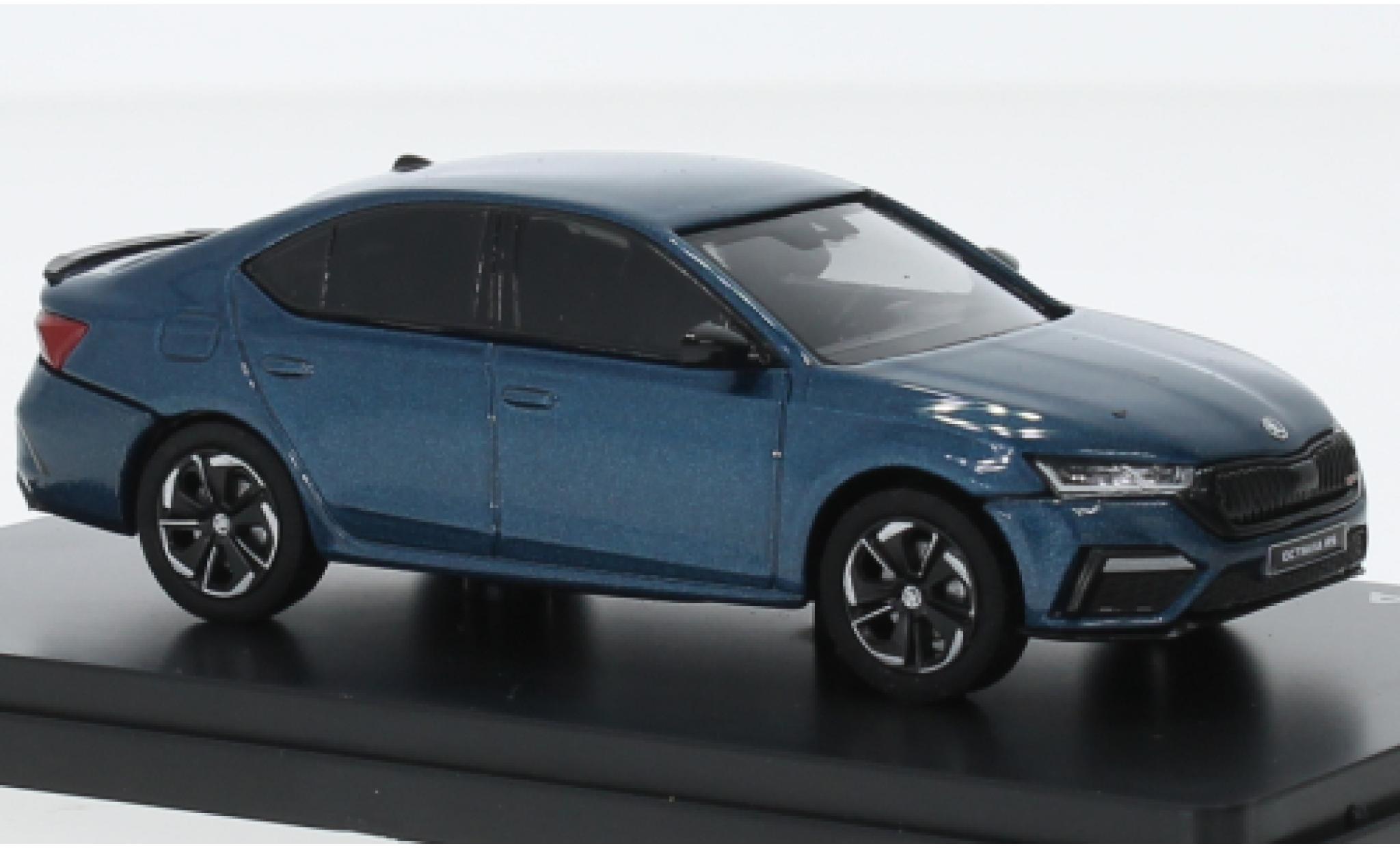 Skoda Octavia 1/43 Abrex IV RS metallise blue 2020 diecast model cars