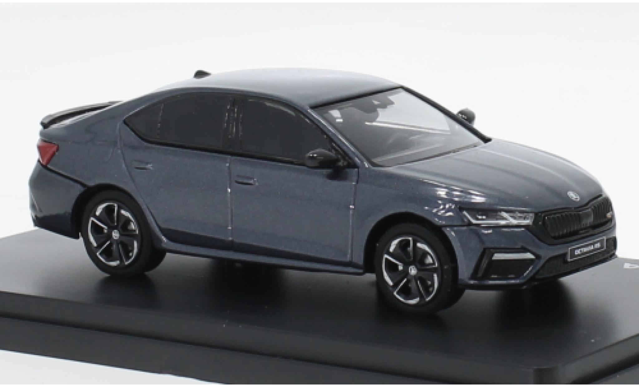 Skoda Octavia 1/43 Abrex IV RS metallise grey 2020 diecast model cars