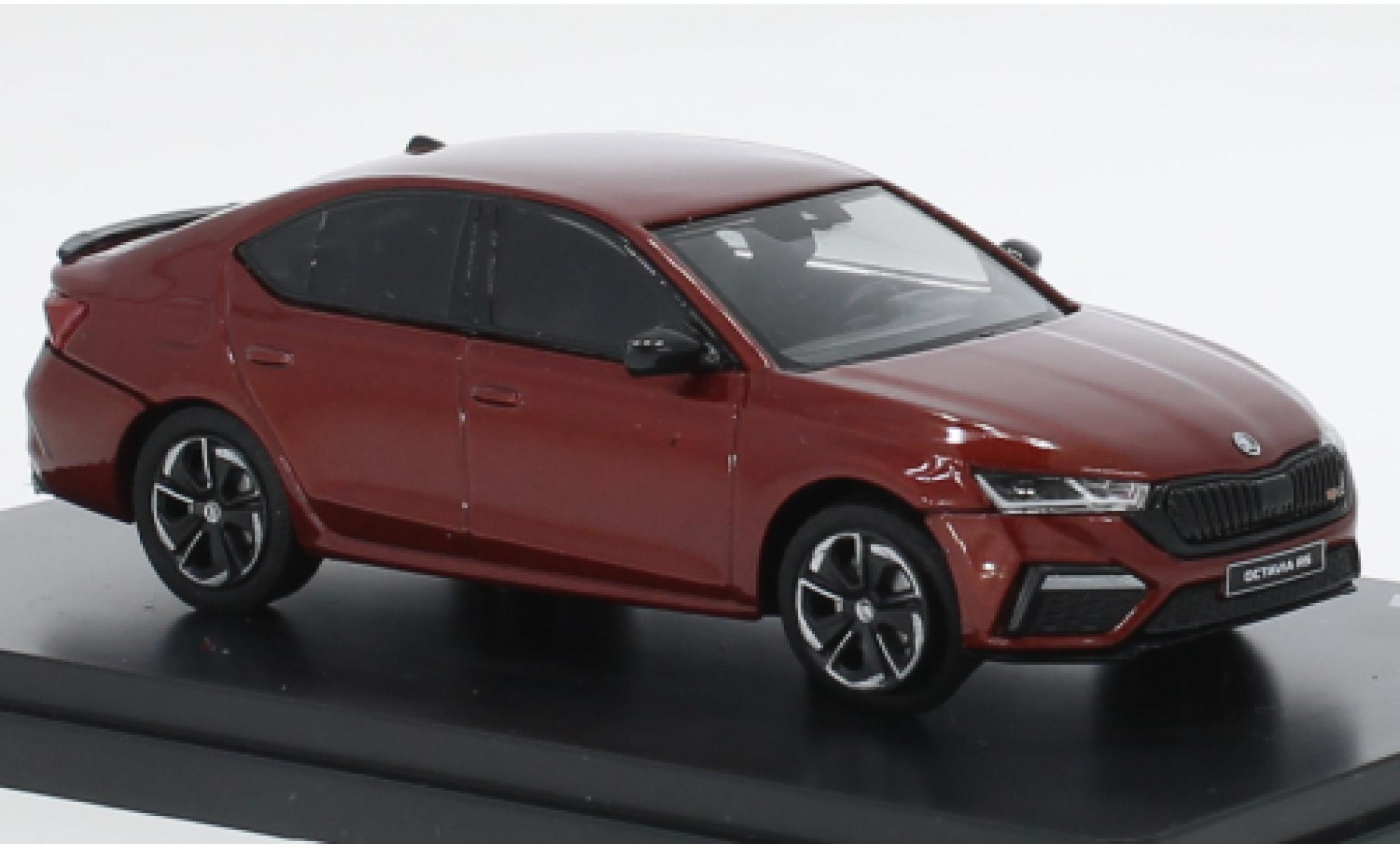 Skoda Octavia 1/43 Abrex IV RS metallise orange 2020 diecast model cars