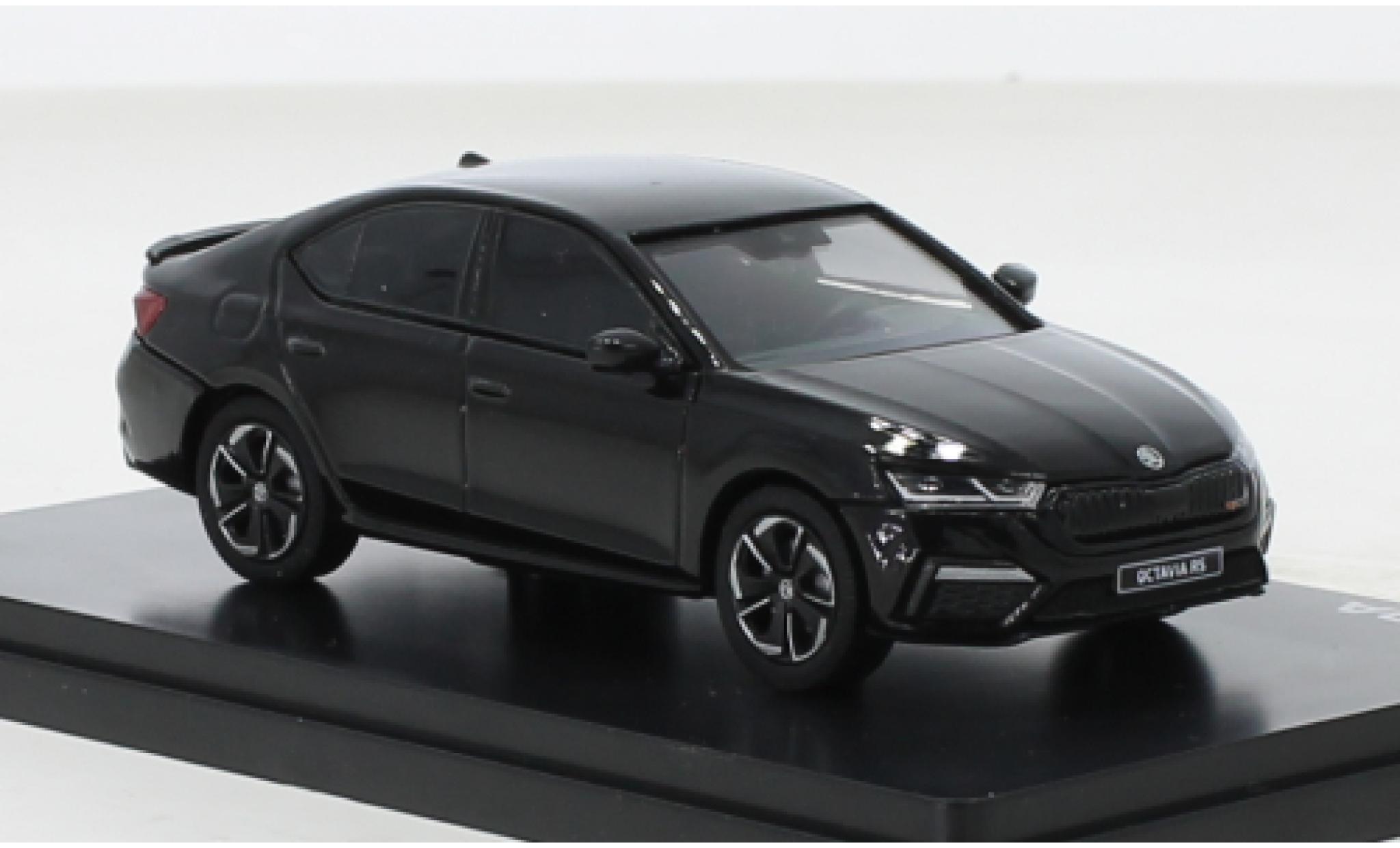 Skoda Octavia 1/43 Abrex IV RS metallise black 2020 diecast model cars