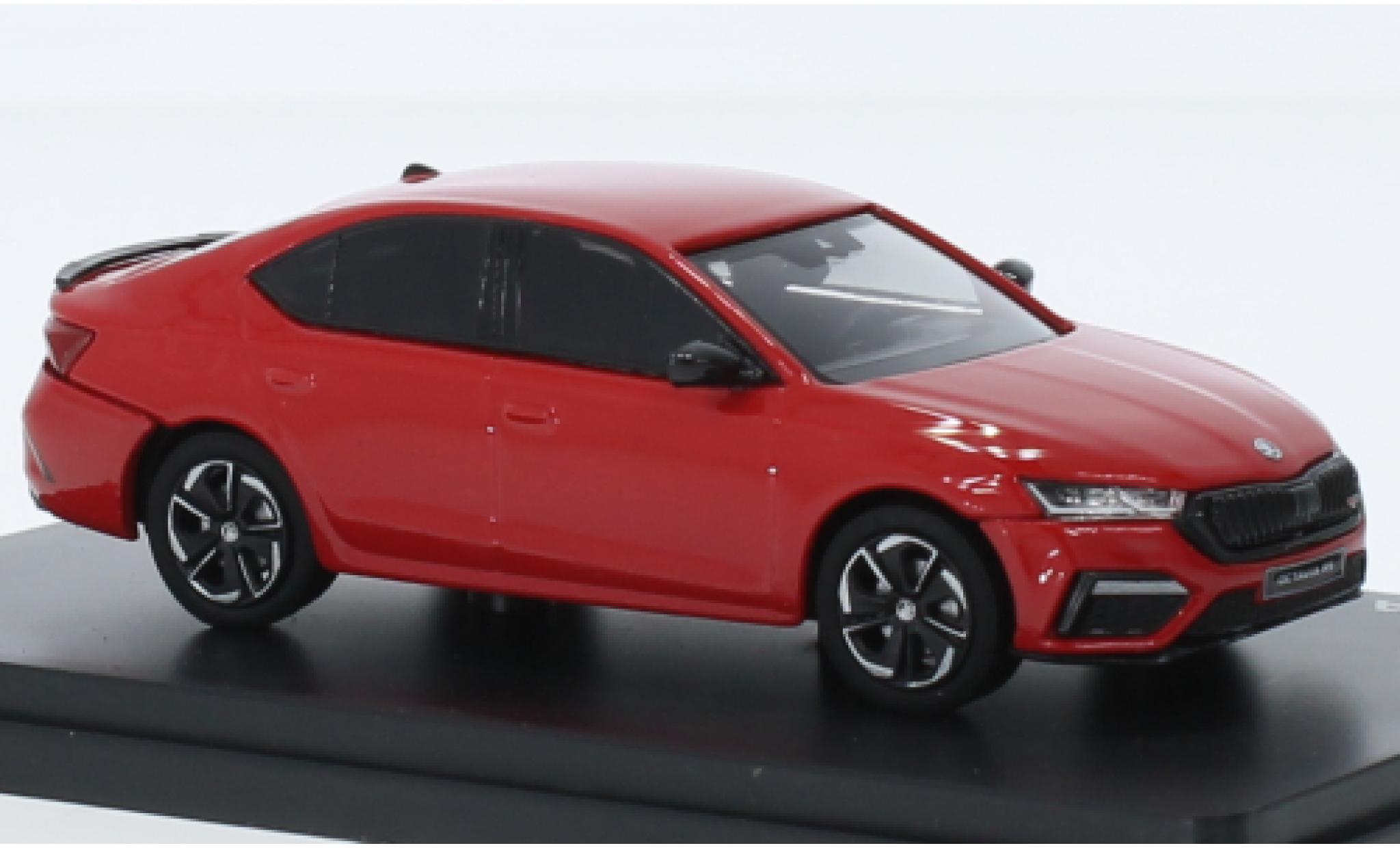 Skoda Octavia 1/43 Abrex IV RS red 2020 diecast model cars