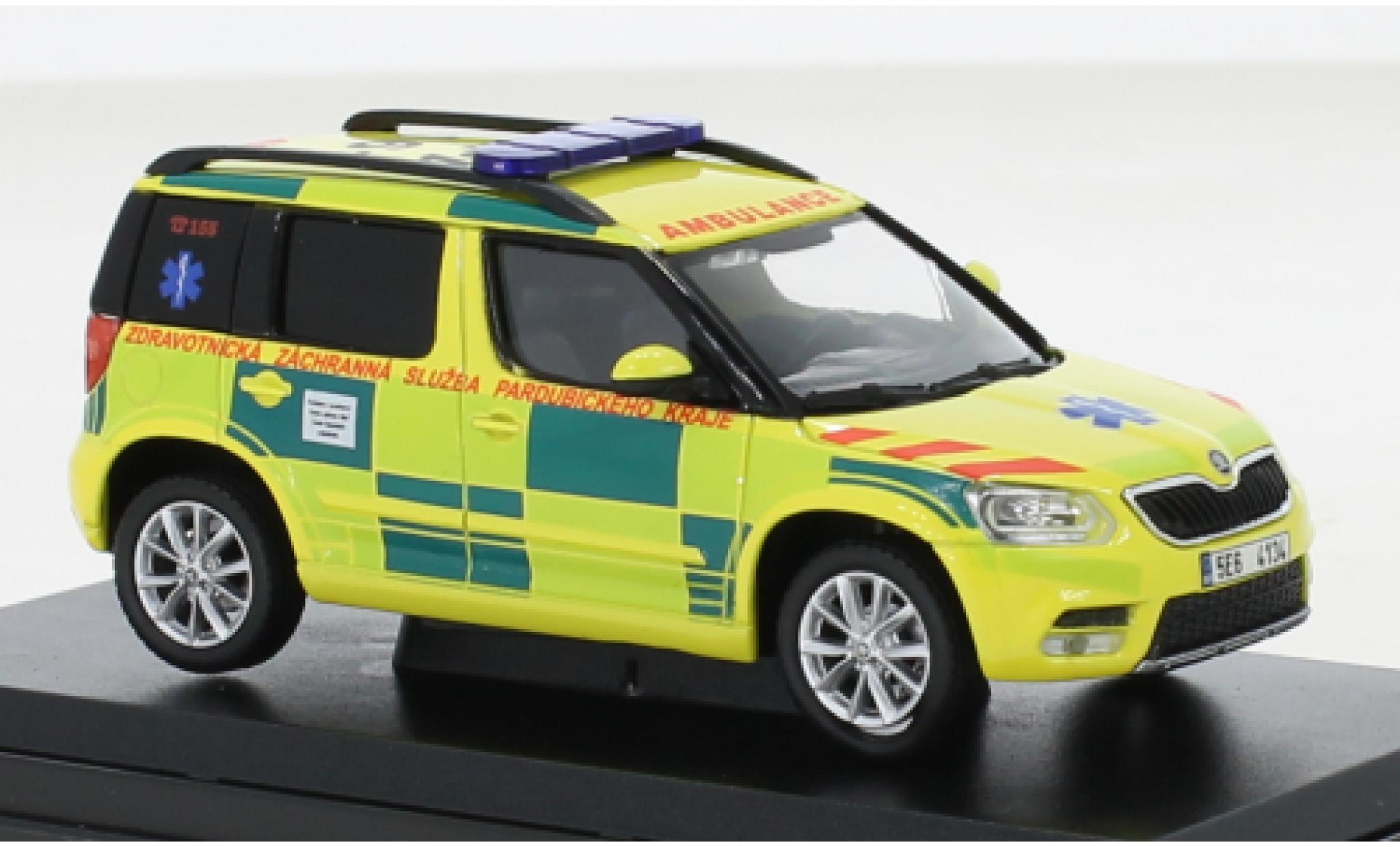 Skoda Yeti 1/43 Abrex FL ZZS Pardubickeho Kraje 161 2013 diecast model cars