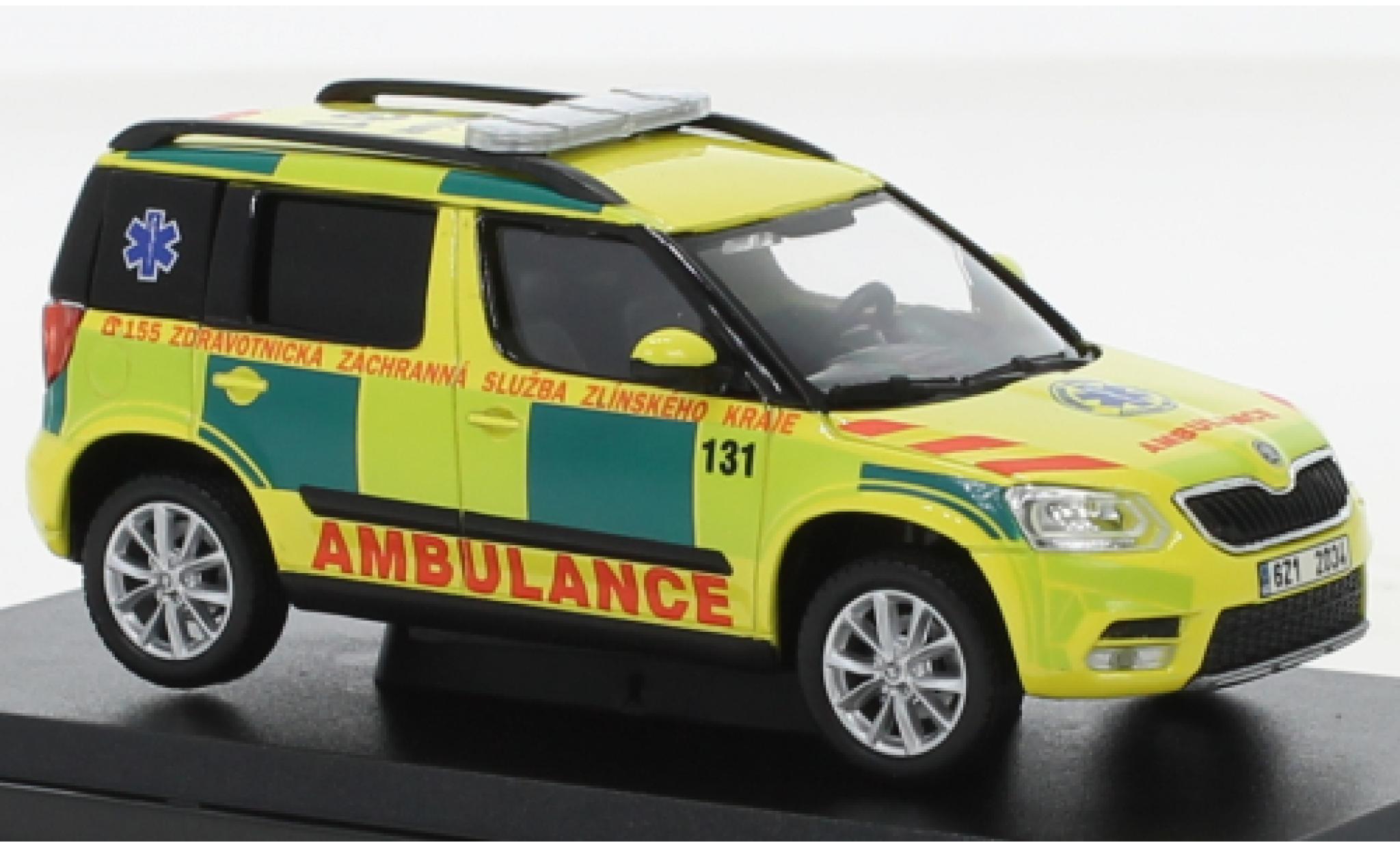 Skoda Yeti 1/43 Abrex FL ZZS Zlinskeho Kraje 131 2013 diecast model cars