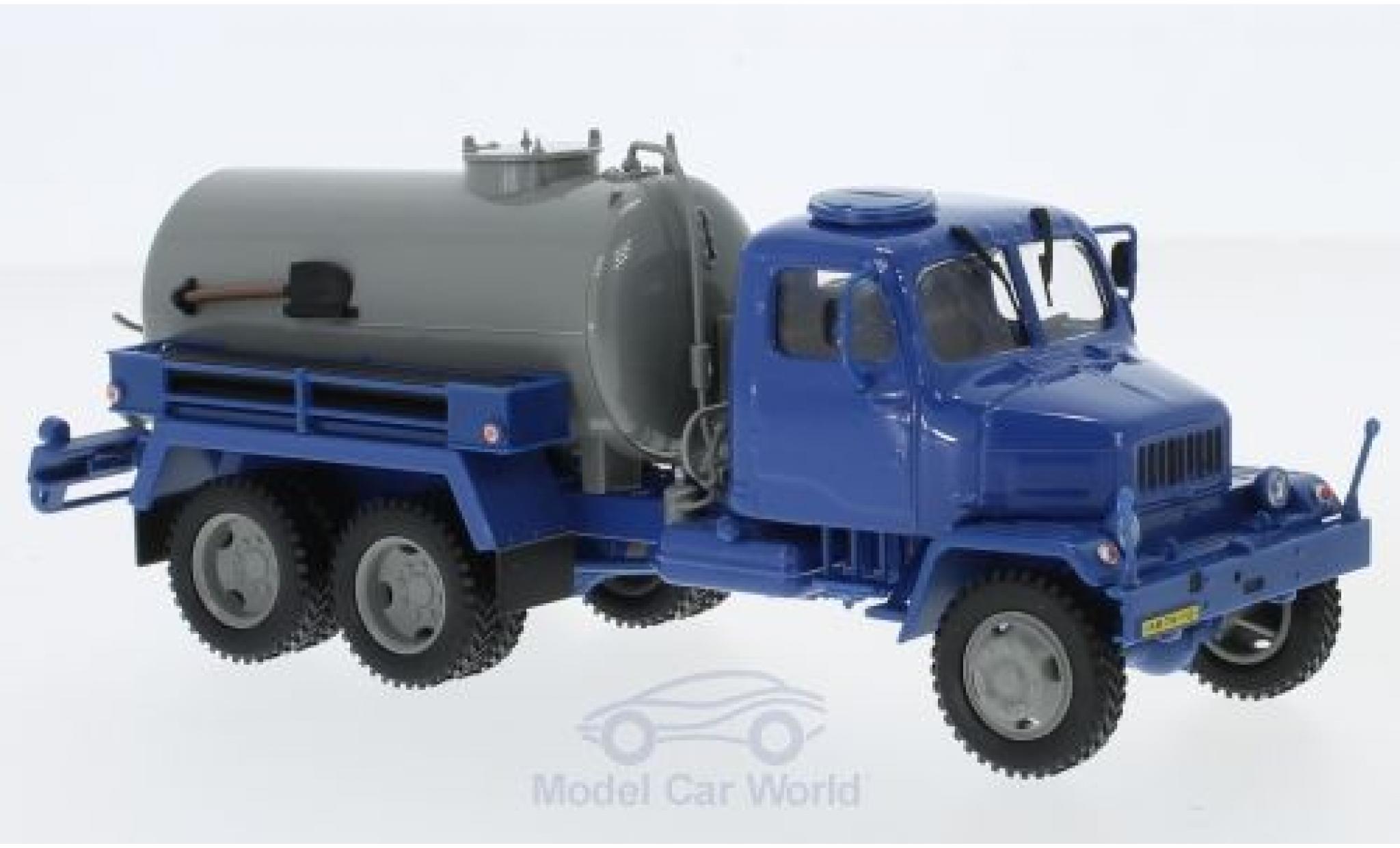 Praga V3S 1/43 Abrex Tankwagen blue/grey 1967 diecast model cars