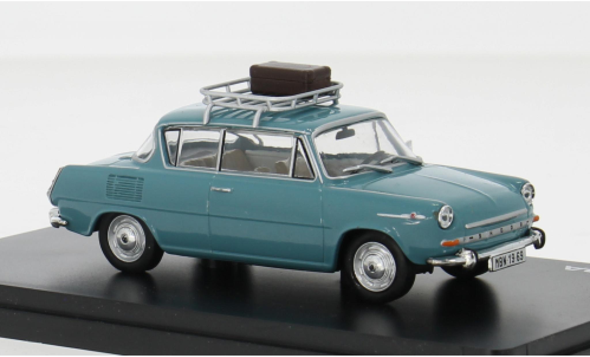 Skoda 110 1/43 Abrex 0MBX blue 1969 1:43 diecast model cars