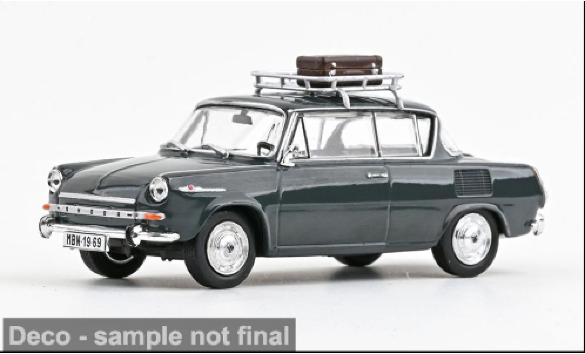 Skoda 110 1/43 Abrex 0MBX grey 1969 1:43 diecast model cars