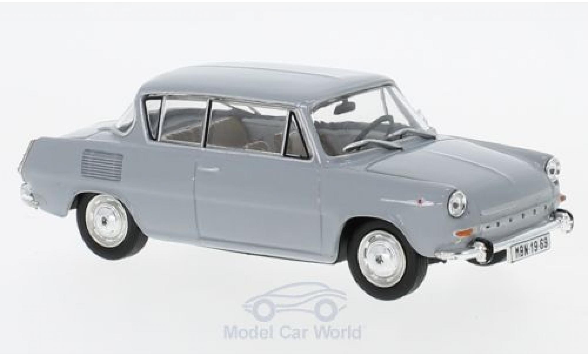 Skoda 110 1/43 Abrex 0MBX grey 1969 diecast model cars