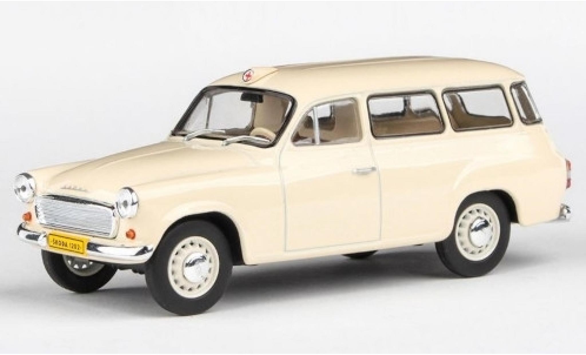 Skoda 120 1/43 Abrex 2 Ambulance Sanitka (CZ) 1964 diecast model cars