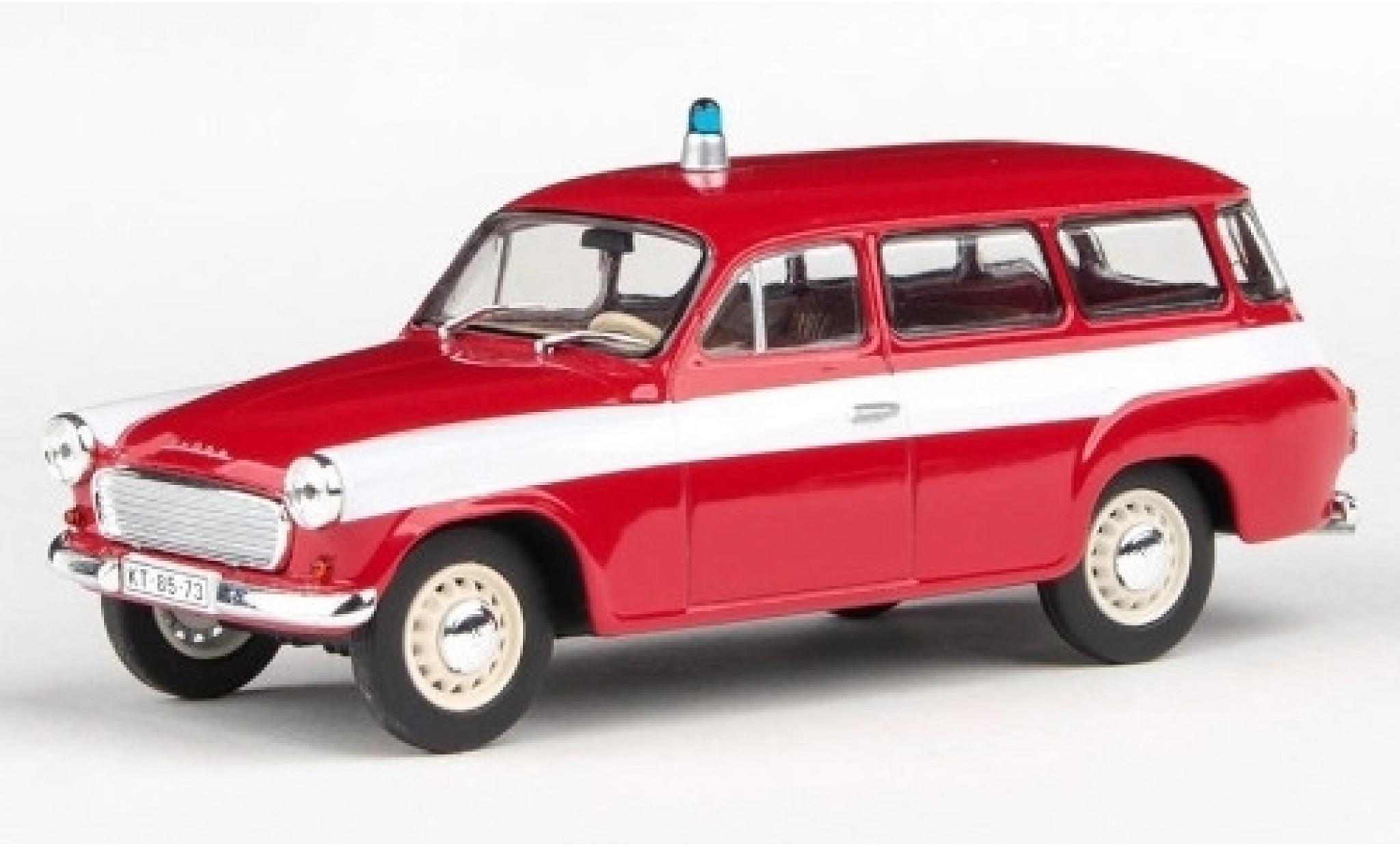 Skoda 120 1/43 Abrex 2 Fire brigade Tschechien 1965 diecast model cars