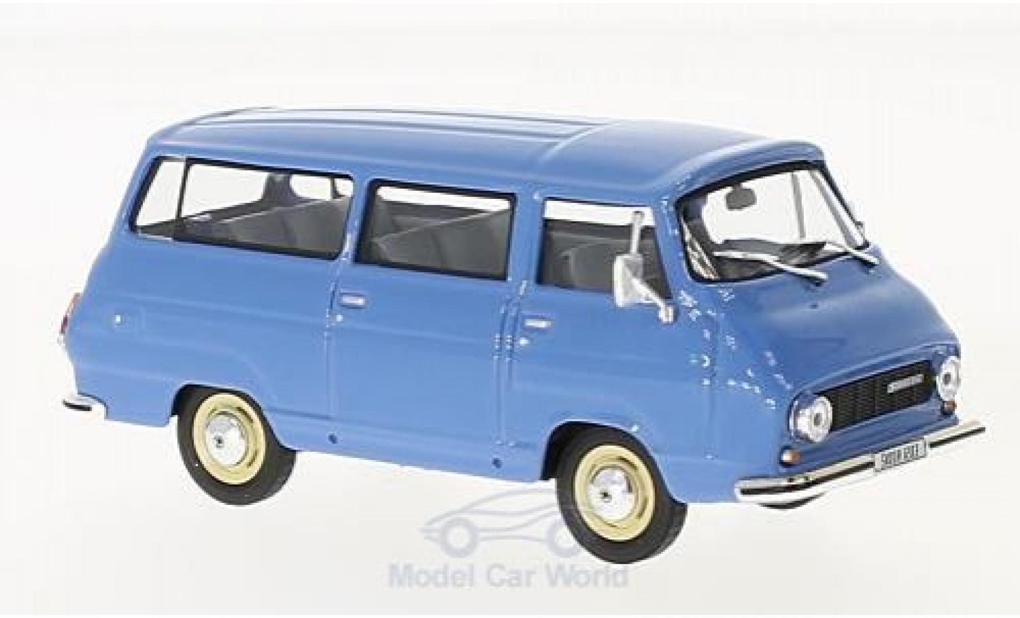 Skoda 1203 1/43 Abrex Mikrobus blue 1974 diecast model cars