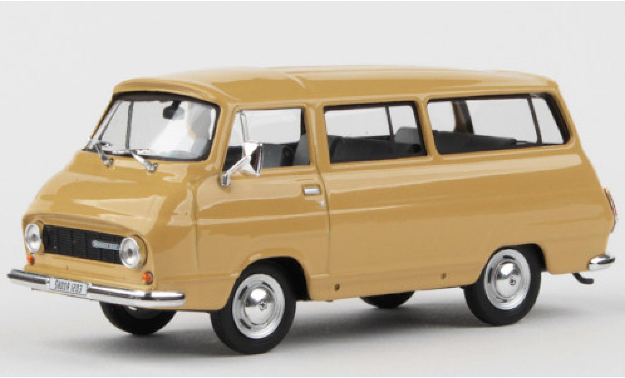 Skoda 1203 1/43 Abrex Mikrobus beige 1974 diecast model cars