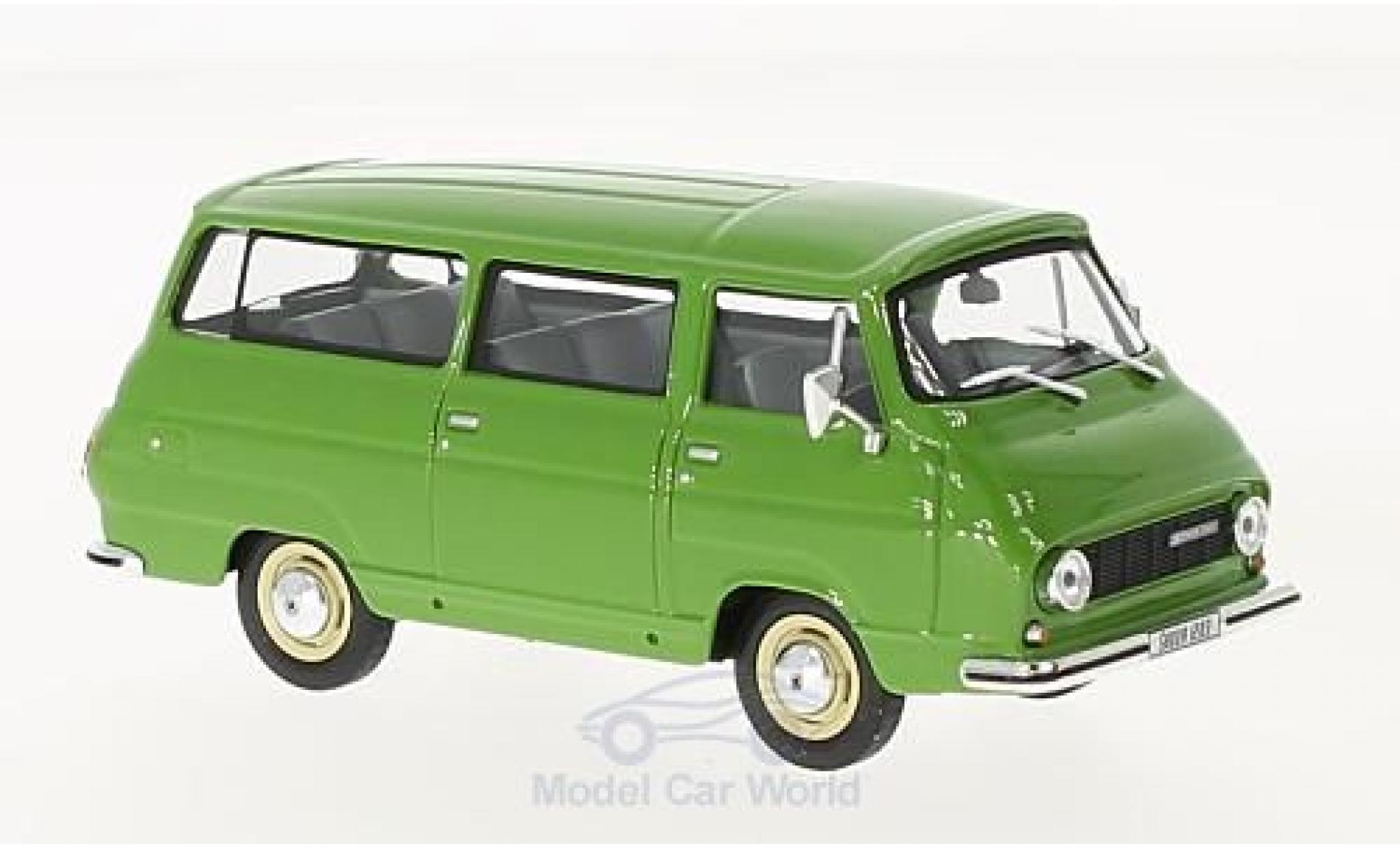 Skoda 1203 1/43 Abrex Mikrobus green 1974 diecast model cars