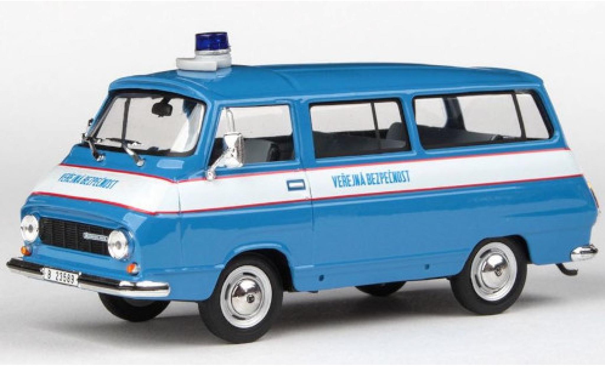 Skoda 1203 1/43 Abrex Mikrobus Verejna Bezpecnost (CZ) 1974 diecast model cars