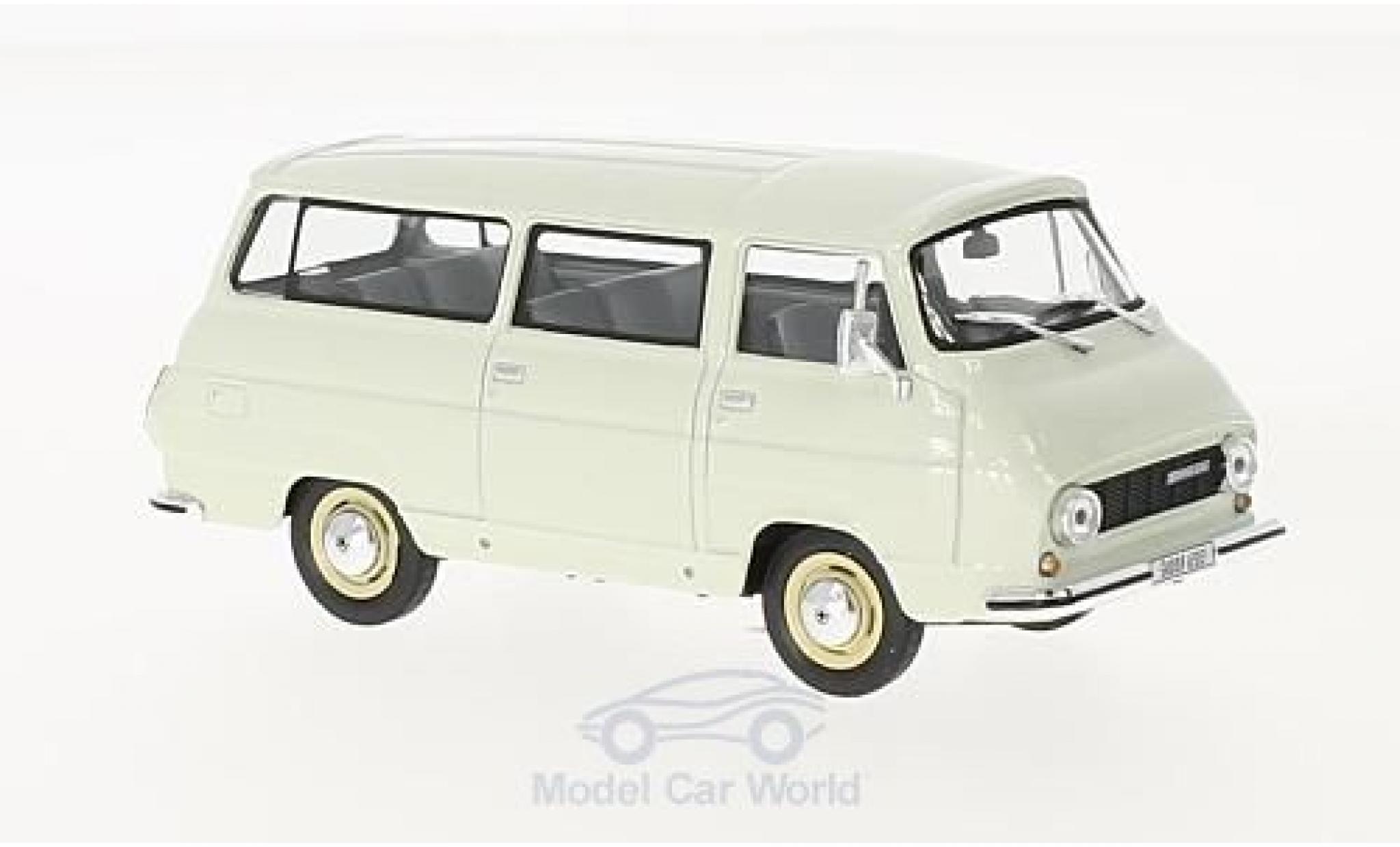 Skoda 1203 1/43 Abrex Mikrobus white 1974 diecast model cars
