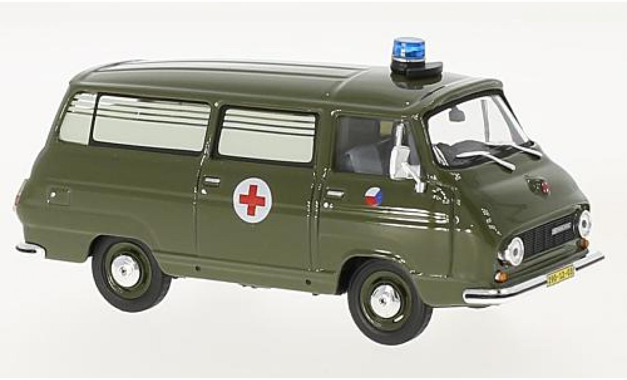 Skoda 1203 1/43 Abrex Tschechische Armee 1974 ambulance diecast model cars