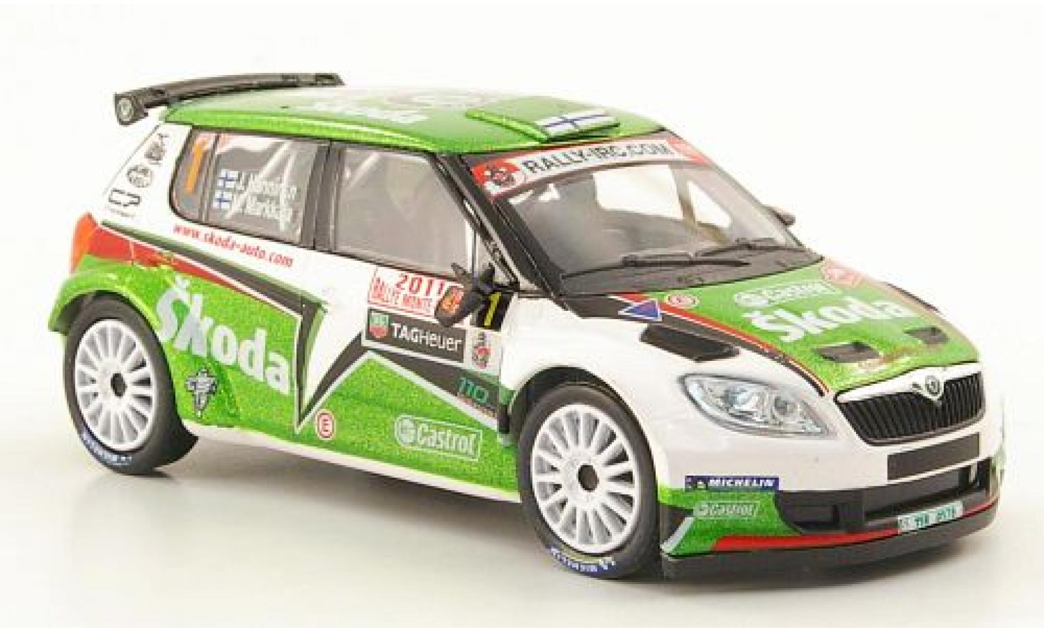 Skoda Fabia 1/43 Abrex S2000 No.1 Rally Monte-Carlo 2011 diecast model cars