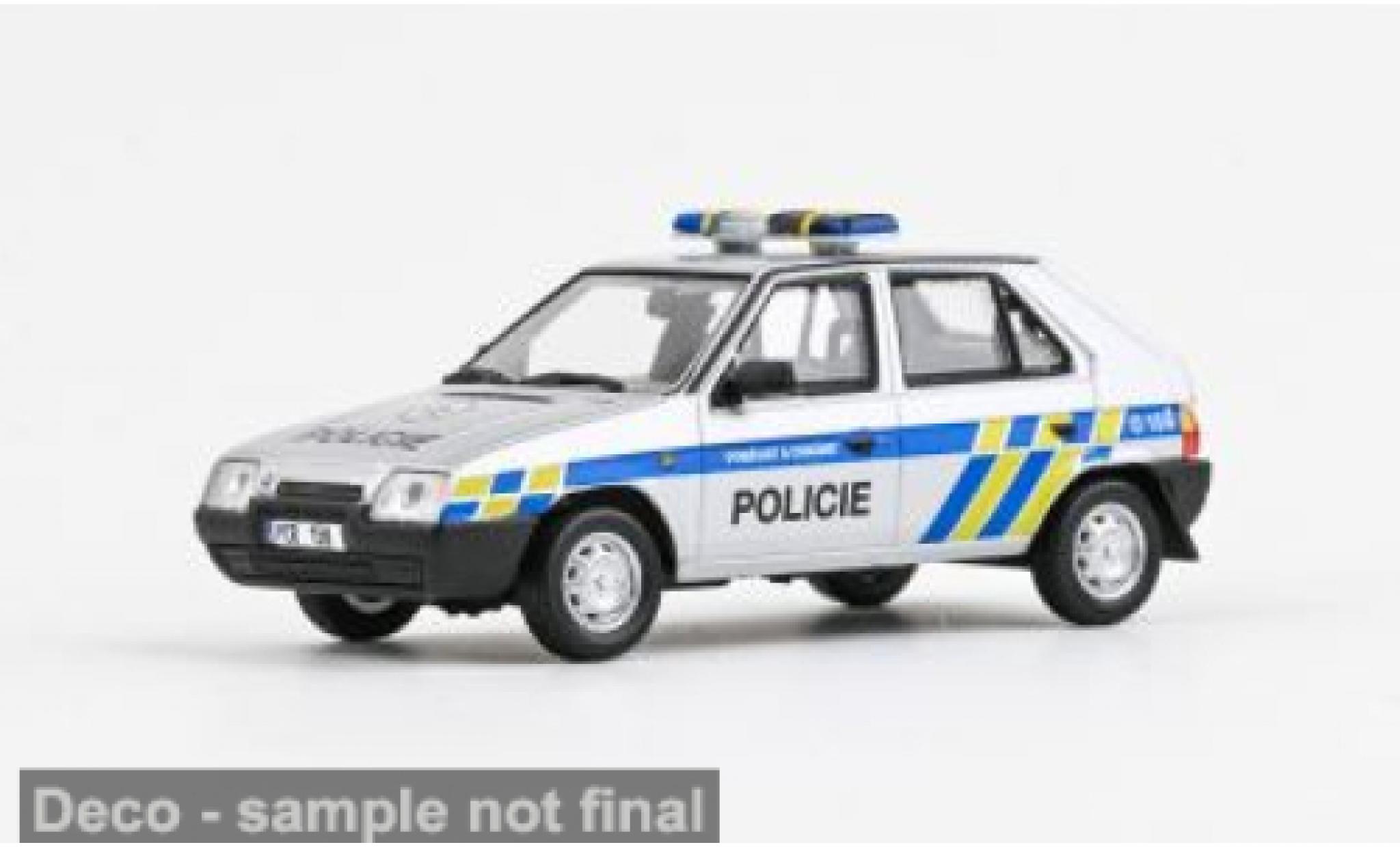 Skoda Favorit 1/43 Abrex 136L 1988 Policie (CZ) 1:43 diecast model cars