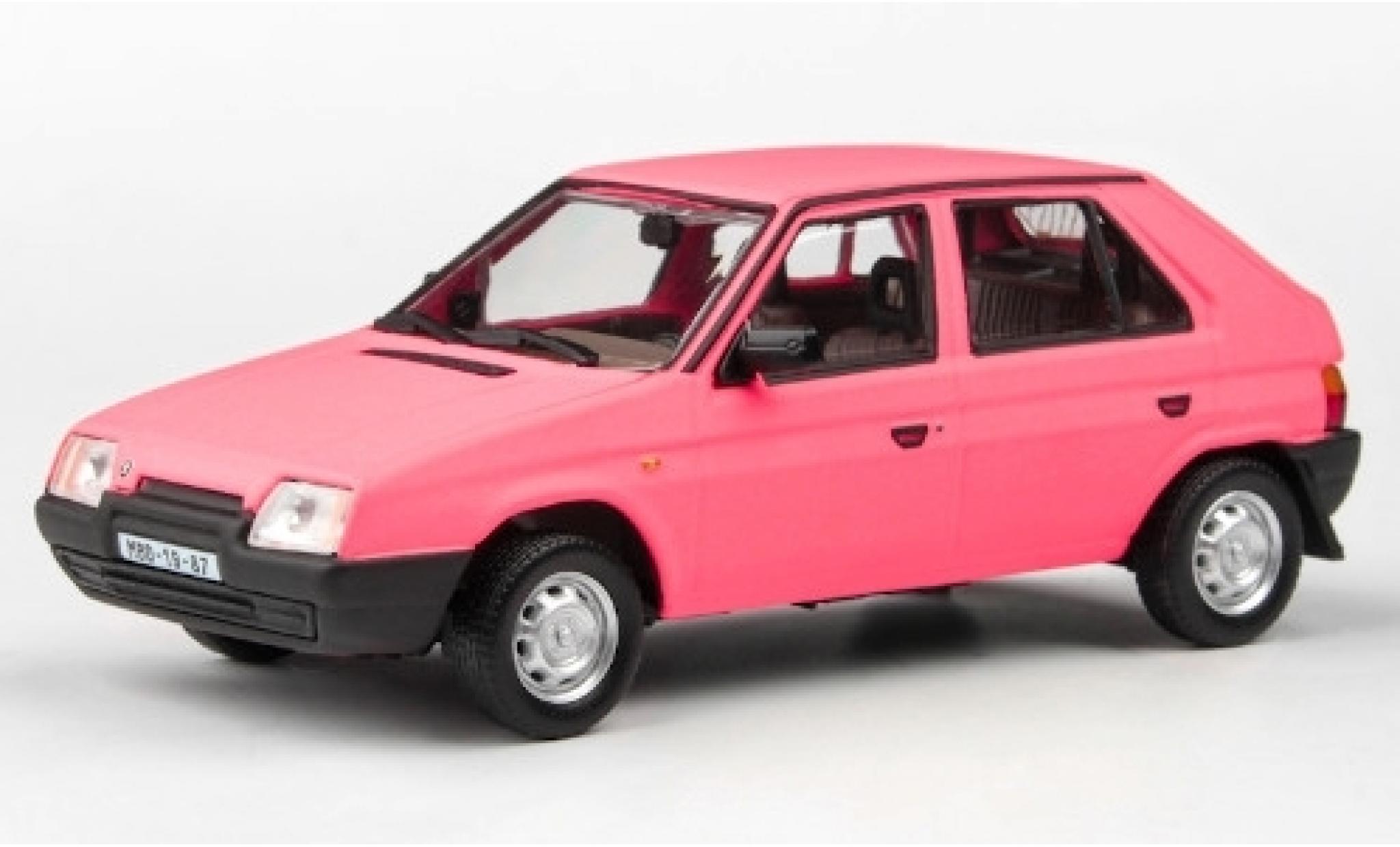 Skoda Favorit 1/43 Abrex 136L matt-pink 1988 diecast model cars