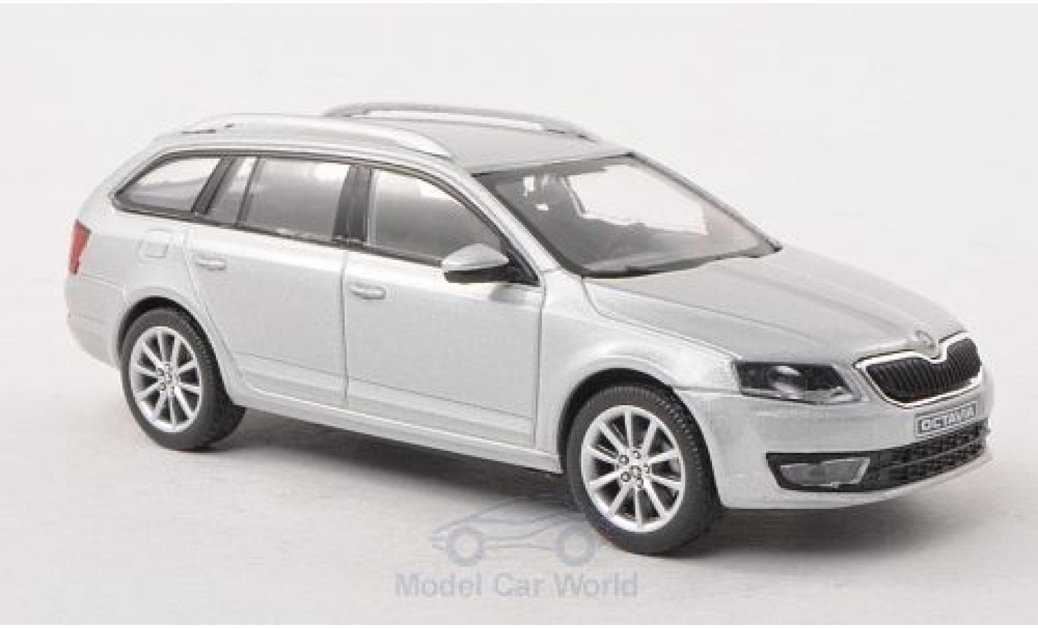 Skoda Octavia 1/43 Abrex III Combi grey 2013 diecast model cars